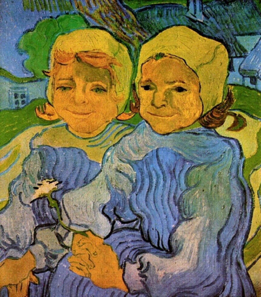 Картина Ван Гога Двое детей 1890